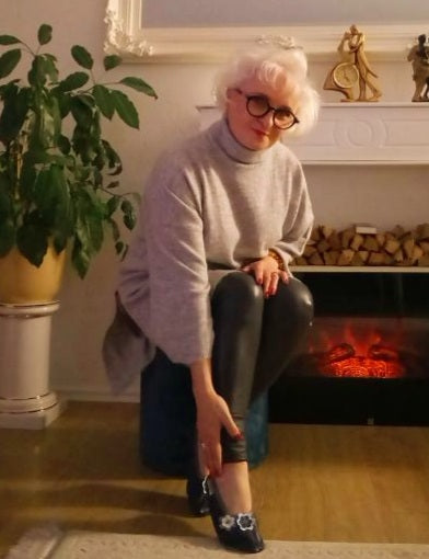 MajestiBallerina Reisehausschuhe Schläppchen Gymnastikschuhe mit Applikationen