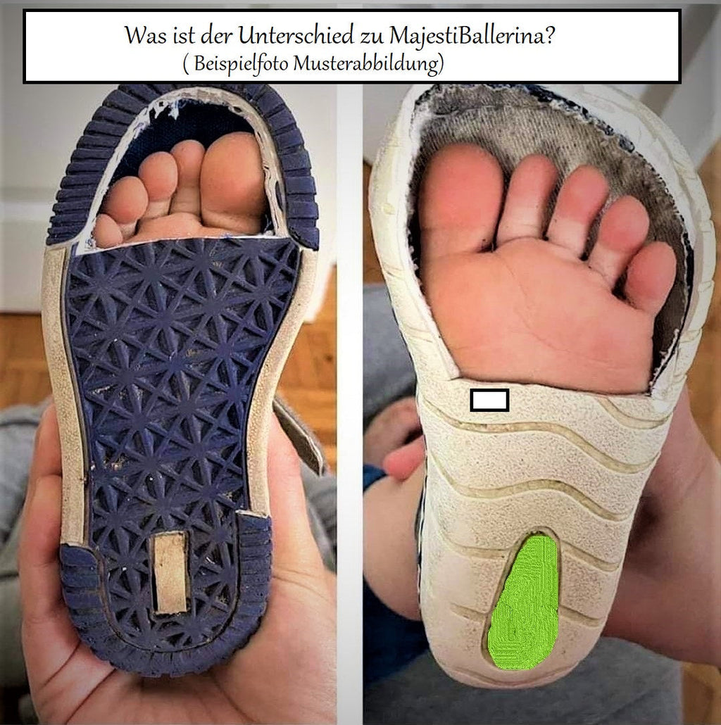MajestiBallerina eco Gymnastikschuhe farbige Kunstleder Ballerinas