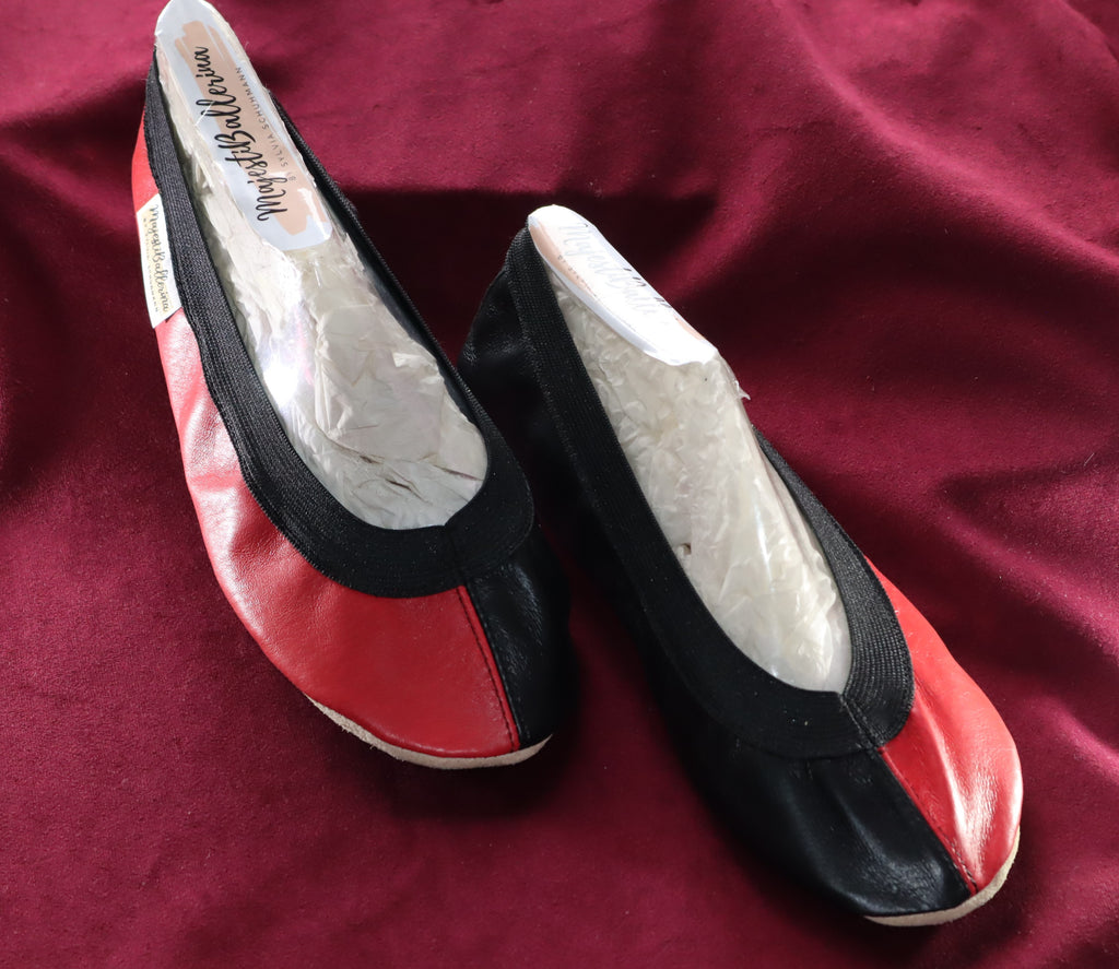 MajestiBallerina Sylviasfavorite Harlekin Reisehausschuhe Schläppchen Ballerina soft Lack